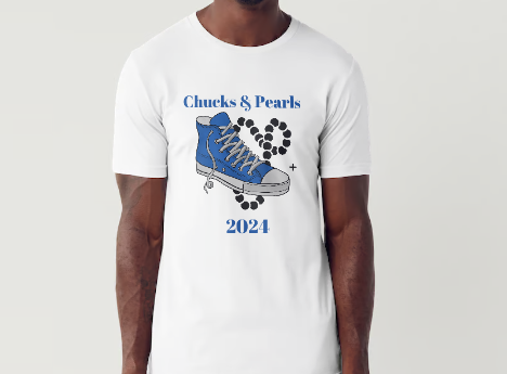 Men's Chucks & Pearls T-Shirts (2 Colors to Choose From)