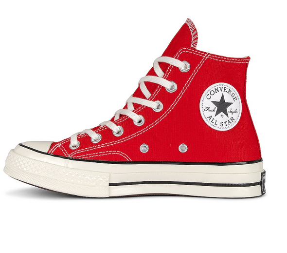 Red and White Chuck Taylors (Women)