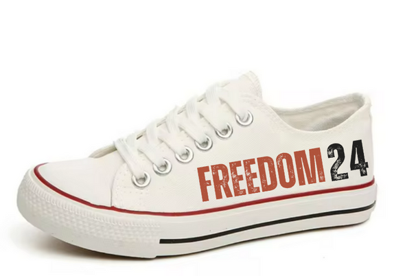 Women's White FREEDOM 24 Canvas Shoes