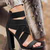 Elegant Open Toe High Heel Sandal