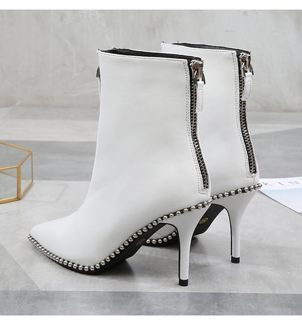 Studded  Ankle Boots