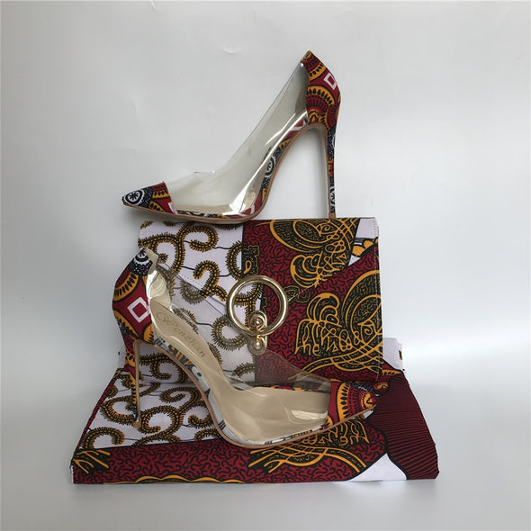 African Print Purse & Handbag Sets (4 Styles To Choose From)