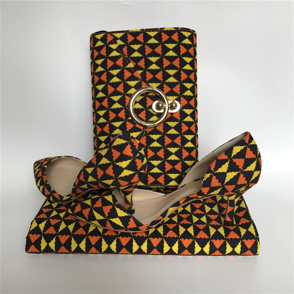 African Print Purse & Handbag Sets (4 Styles To Choose From)