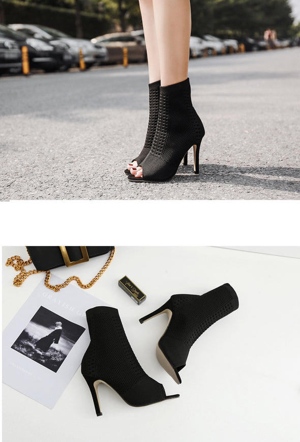 Knit Sock Boots