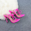 Candy Color Ankle Strap High Heels (4 Colors To Choose From)