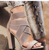 Elegant Open Toe High Heel Sandal