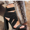 Elegant Open Toe High Heel Sandal