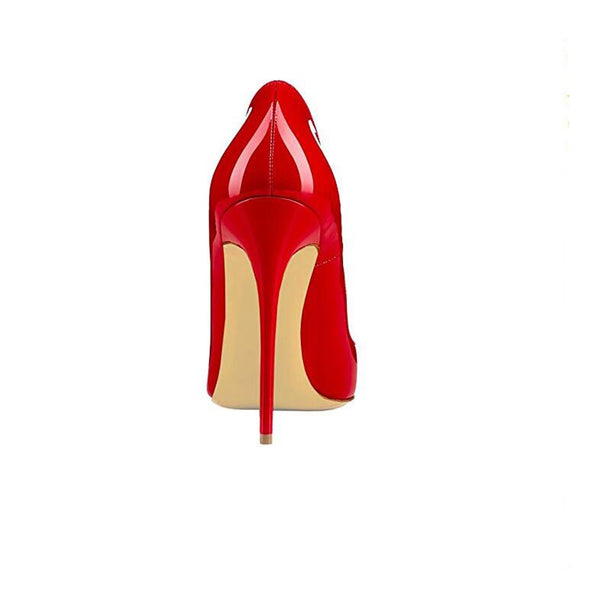 Throwback Red Pumps (2 Heel Sizes To Choose From)