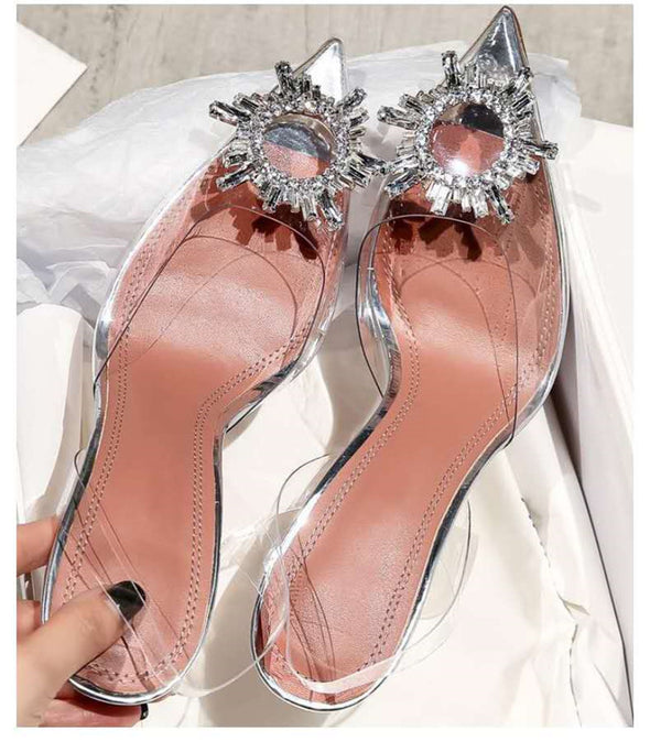 Elegant Rhinestone Wedding Heels