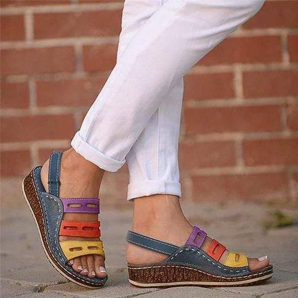 Colorful Open Toe Sandal