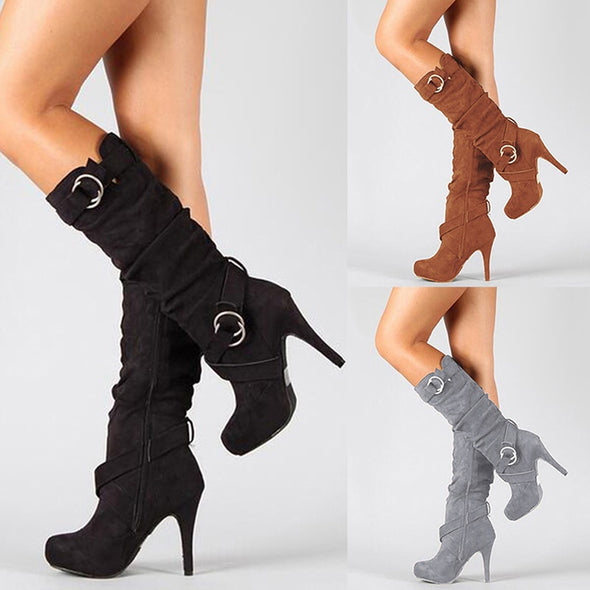 Platform Toe Sexy Knee High Boot