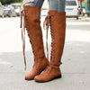 Top Seller -- Knee High Suede Flat Heel Boots (4 Styles To Choose From)