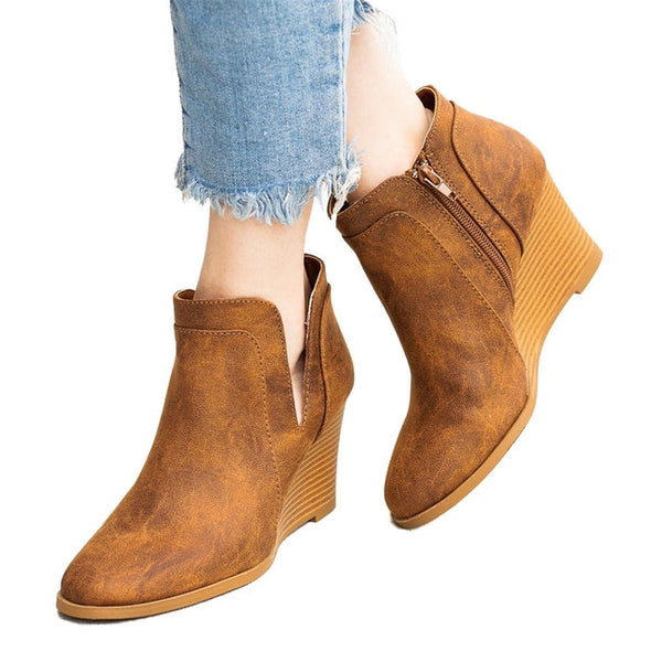 Winter Ankle Wedges