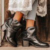 Cowboy Style Ankle Boots