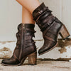 Cowboy Style Ankle Boots