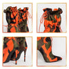 Camouflaged Toggle Lace Boots