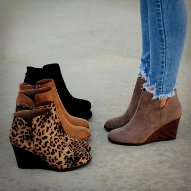 Winter Ankle Wedges