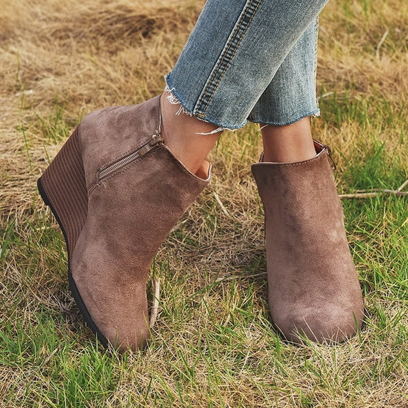 Winter Ankle Wedges