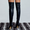 Over The Knee Snake Print Boots  ( Use code: PEACH for $15 off)