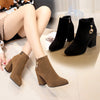 Women's e Ankle Crystal Pointed  Boots