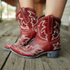 Leather Cowgirl Boots