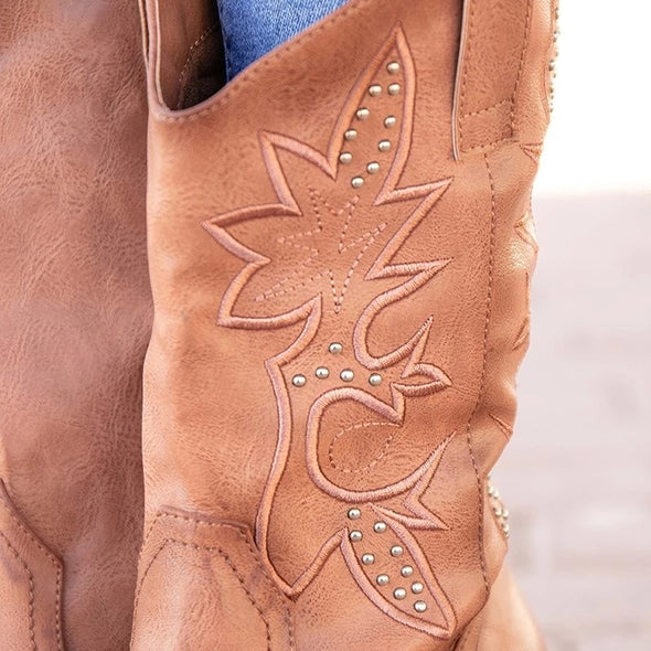 Leather Cowgirl Boots