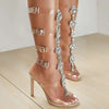 Sexy Bohemia Rhinestone Gladiator Heels