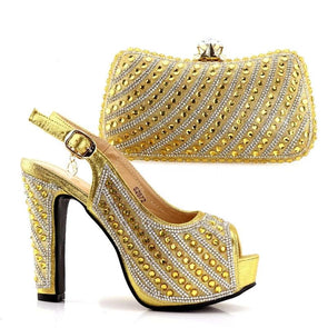 Party Style Purse & Heels Set (5 Styles To Choose From)