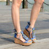 Tribal Beach Wedge Sandals (3 Colors To Choose From)