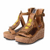 Tribal Beach Wedge Sandals (3 Colors To Choose From)