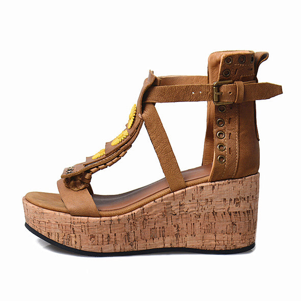 Tribal Beach Wedge Sandals (3 Colors To Choose From)