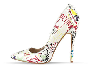 Graffiti Style High Heels (4 Styles To Choose From)