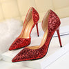 Sequined Formal High Heels