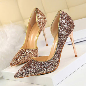 Sequined Formal High Heels