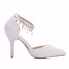 Chrystal Pearl Heels & Handbag Set