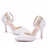 Chrystal Pearl Heels & Handbag Set