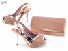 Platinum Heels & Handbag Set (3 Styles To Choose From)