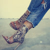 Snakeskin Heels