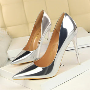 Metallic Heels (5 Styles To Choose From)