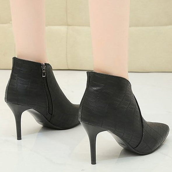 Waterproof High Heel Ankle Boots (2 Styles To Choose From)