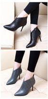 Waterproof High Heel Ankle Boots (2 Styles To Choose From)