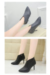 Waterproof High Heel Ankle Boots (2 Styles To Choose From)