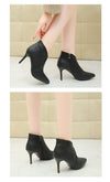 Waterproof High Heel Ankle Boots (2 Styles To Choose From)