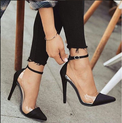 Sexy High Heel Shoes With Ankle Buckle (6 Colors To Choose From)