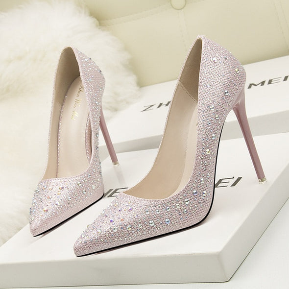 Sexy Rhinestone Heels (6 Styles To Choose From)