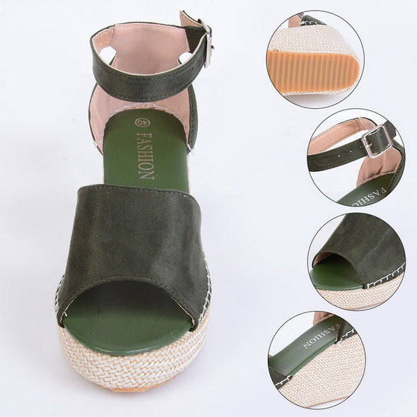 Summer Breeze Wedge Sandals (Available In 3 Colors)