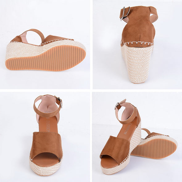 Summer Breeze Wedge Sandals (Available In 3 Colors)