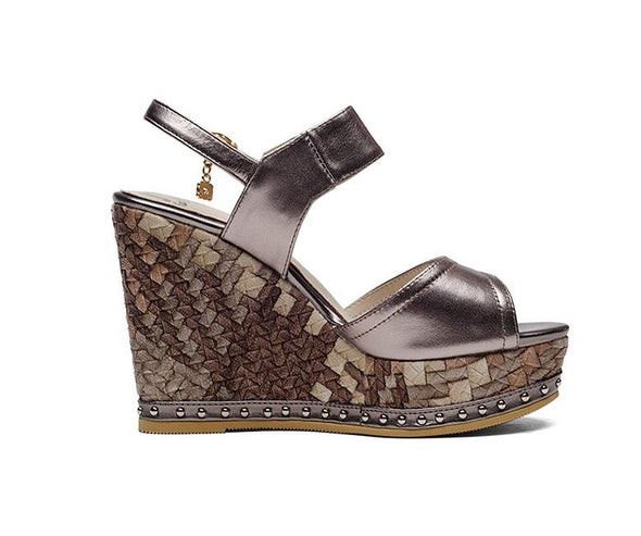 Luxury Leather Wedge Sandals (2 Styles To Choose From)