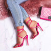 Candy Color Ankle Strap High Heels (4 Colors To Choose From)