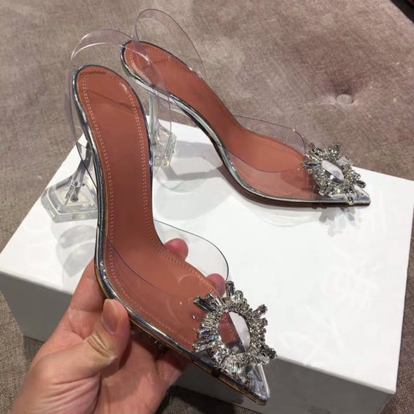 Elegant Rhinestone Wedding Heels